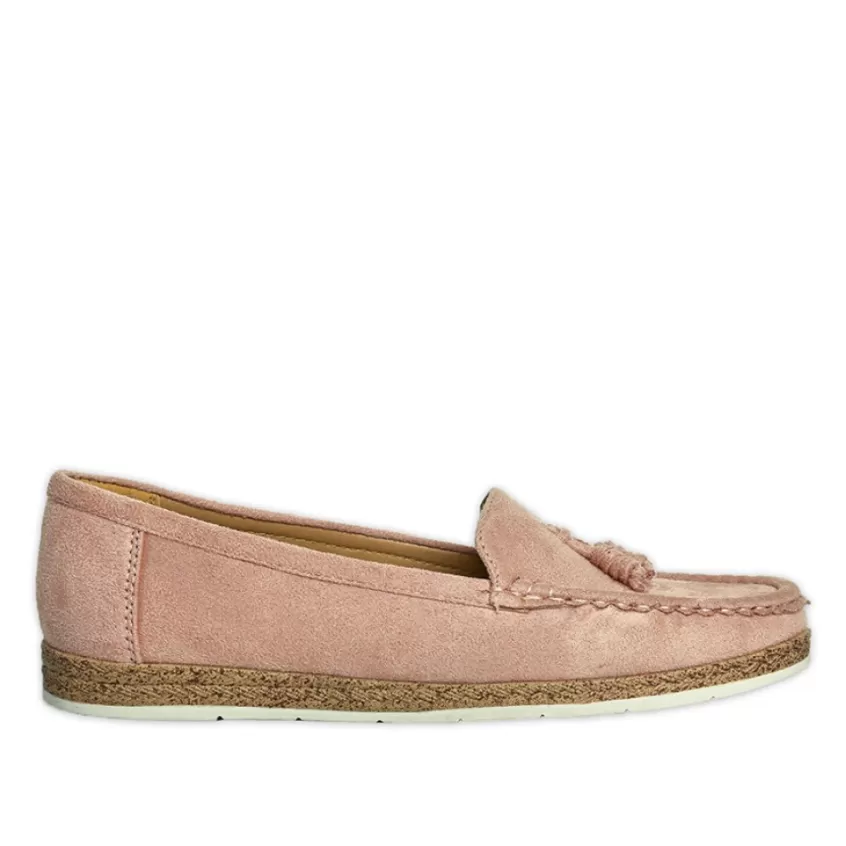 Chaussures Confort | SCALINA Mocassins Femme Rose
