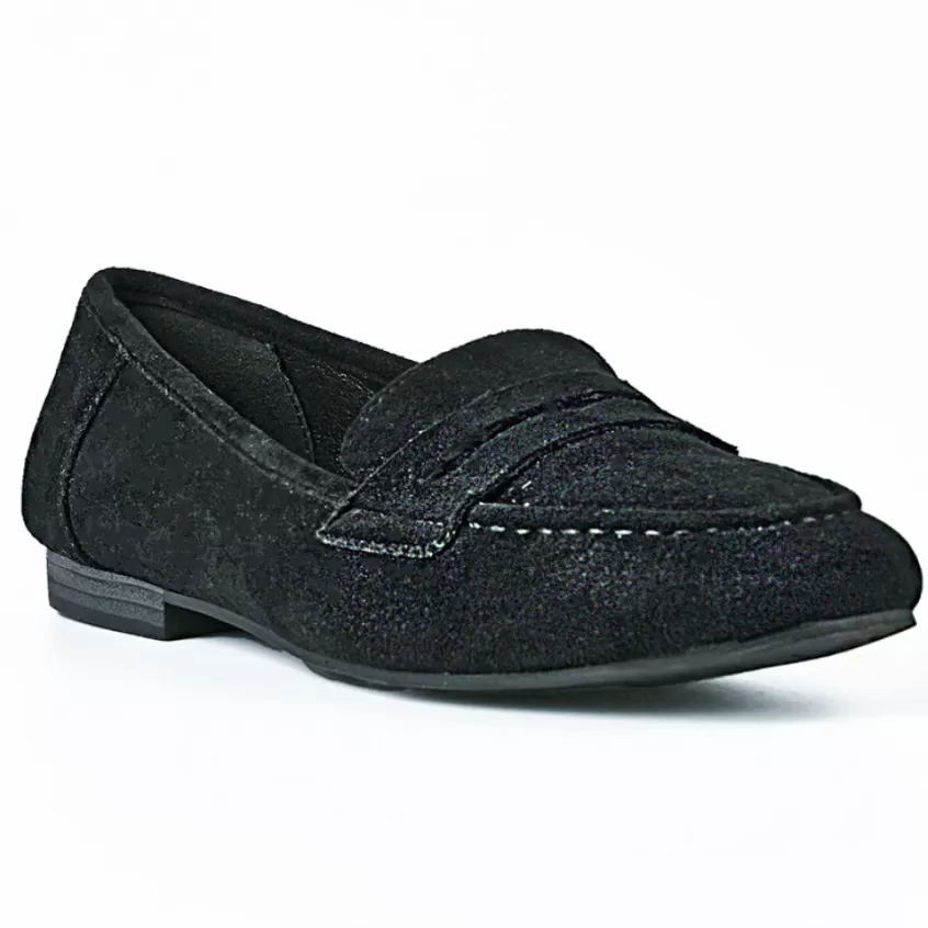 Mocassins | VICE VERSA Mocassins Femme Suedine Noire