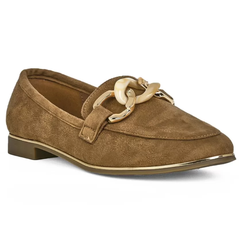 Mocassins | VICE VERSA Mocassins Souples Femme Dore