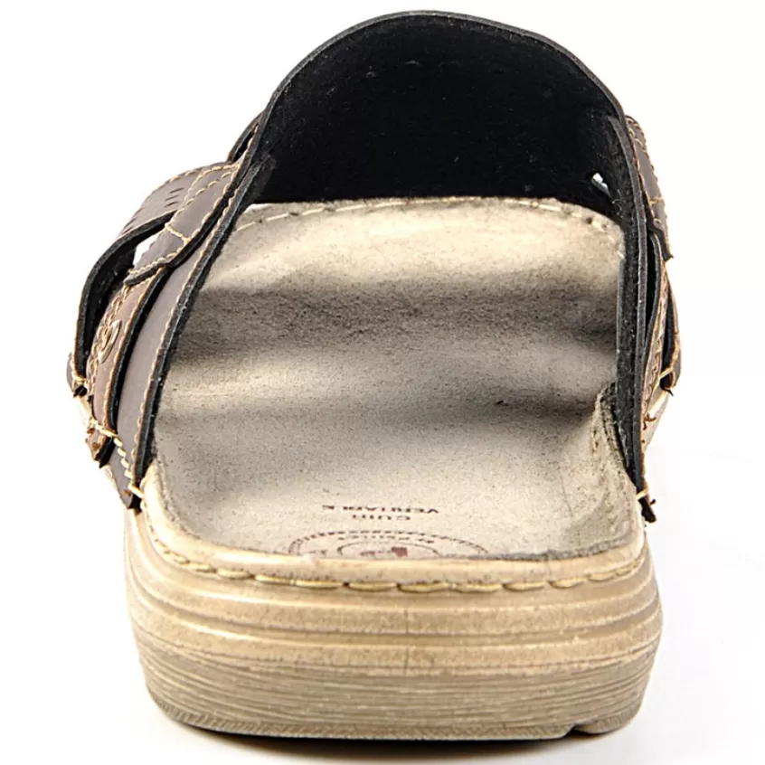 Mules, Tongs | ARIZONA Mules Homme Cuir Marron