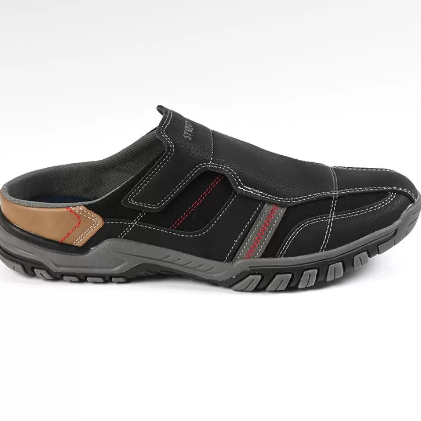 Mules, Tongs | STREET LIFE Mules Homme Noir