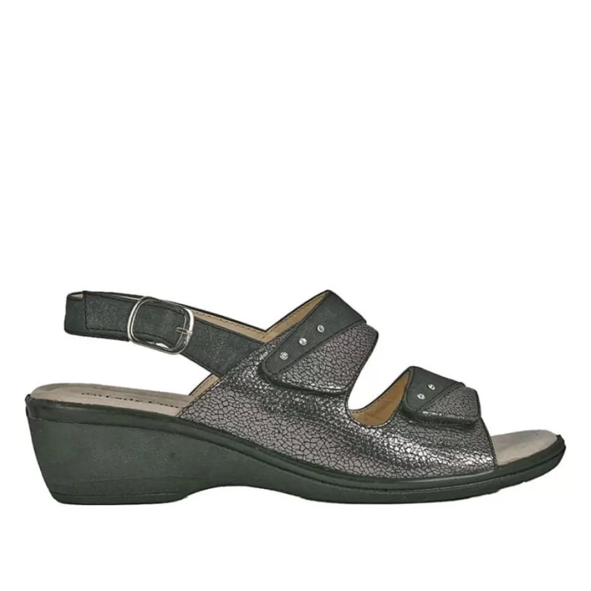 Chaussures Confort | LADY CONFORT Sandales A Talons Noir