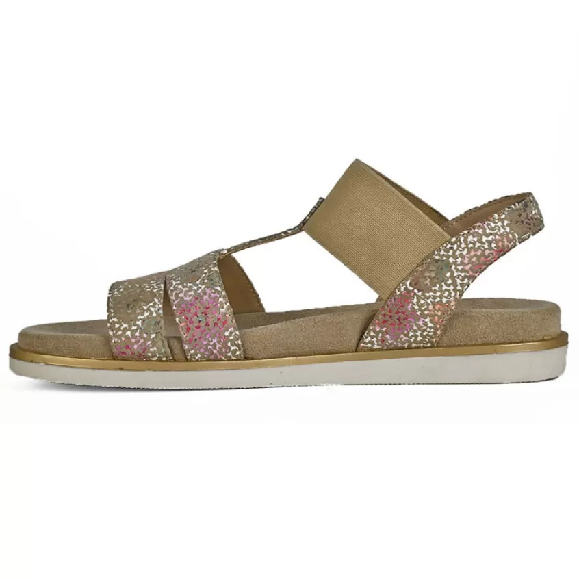 Chaussures Confort | LADY CONFORT Sandales Compensees Multicolore