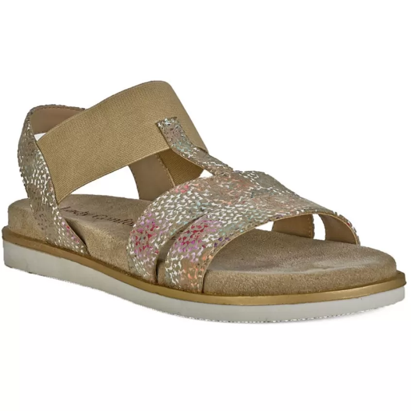 Chaussures Confort | LADY CONFORT Sandales Compensees Multicolore