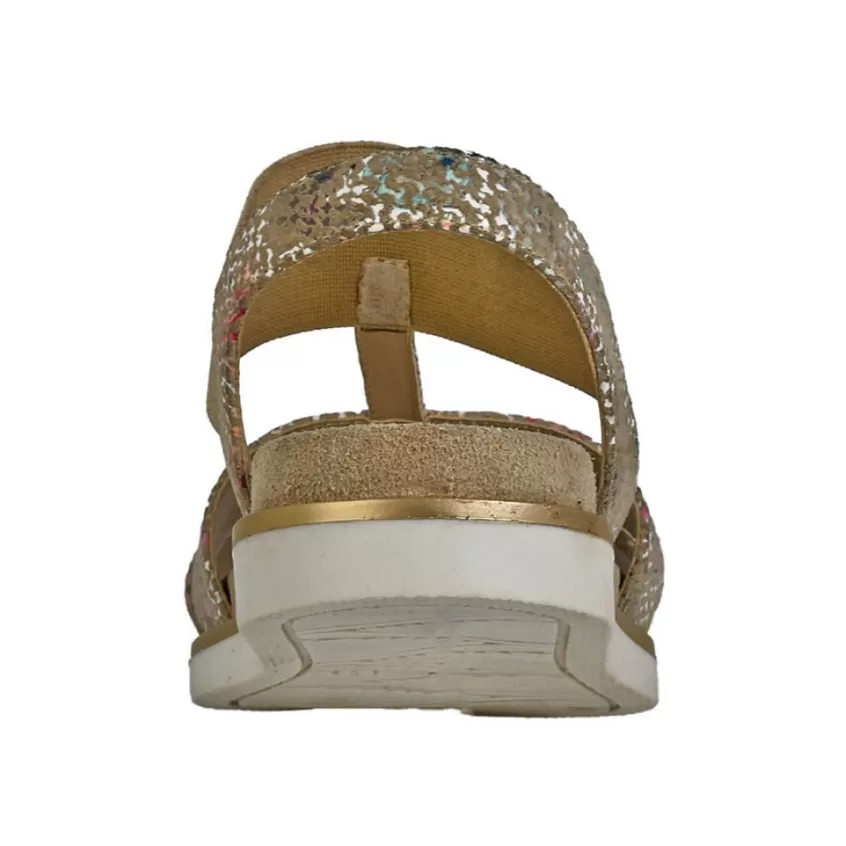 Chaussures Confort | LADY CONFORT Sandales Compensees Multicolore