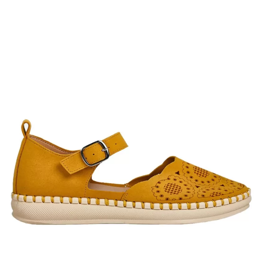 Chaussures Confort | SCALINA Sandales Femme Jaune