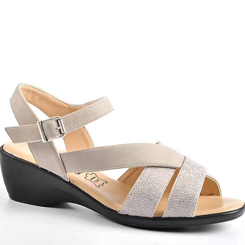 Chaussures Confort | LADY CONFORT Sandales Beige