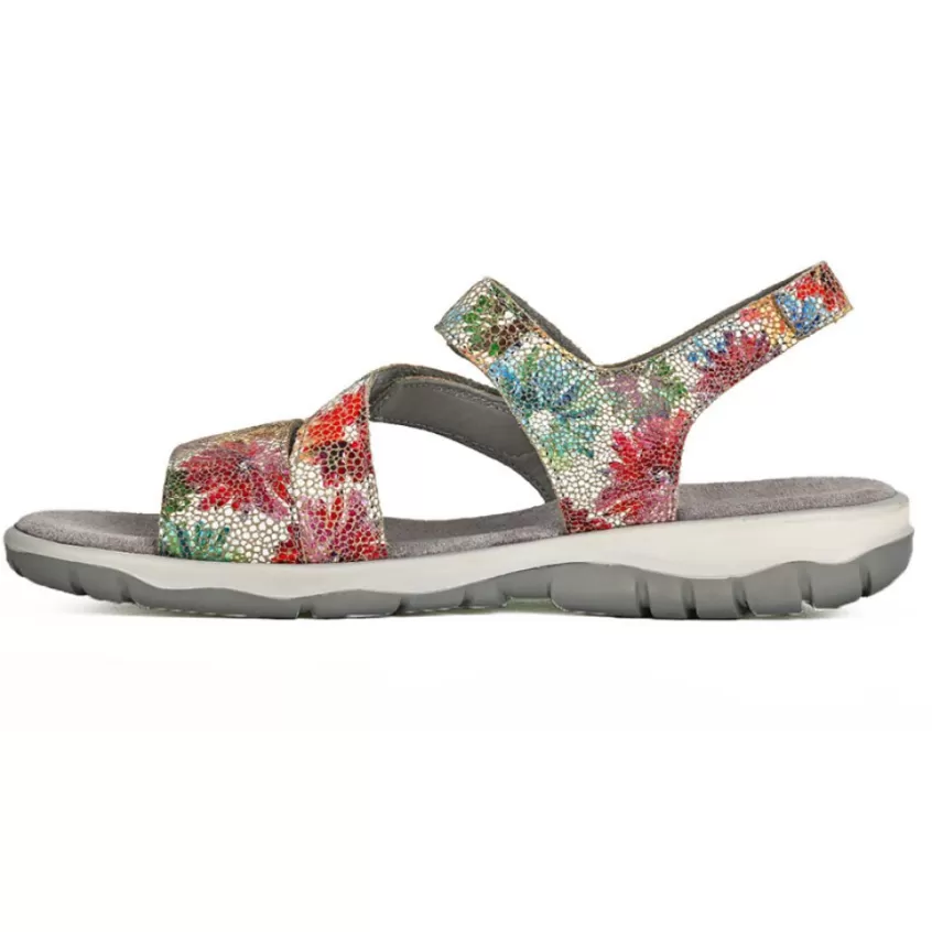 Chaussures Confort | LADY CONFORT Sandales Plates Femme Multicolore