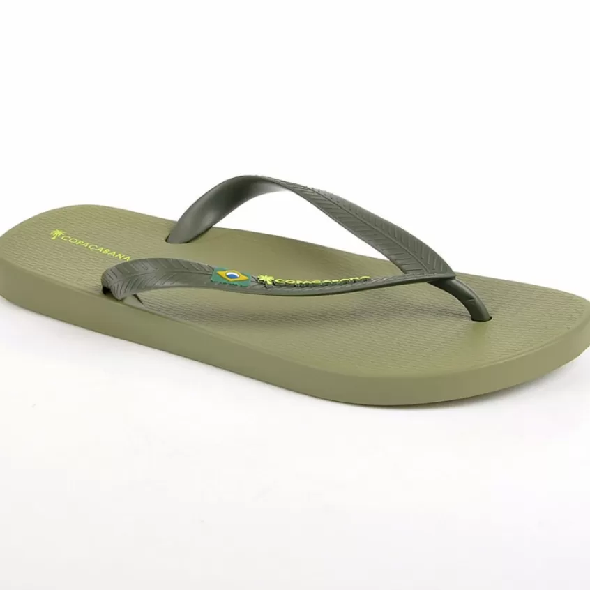 Mules, Tongs | COPACABANA Tongs Homme Kaki