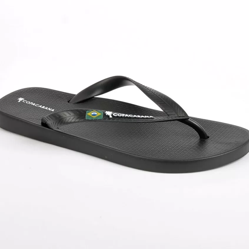 Mules, Tongs | COPACABANA Tongs Homme Toute Noir