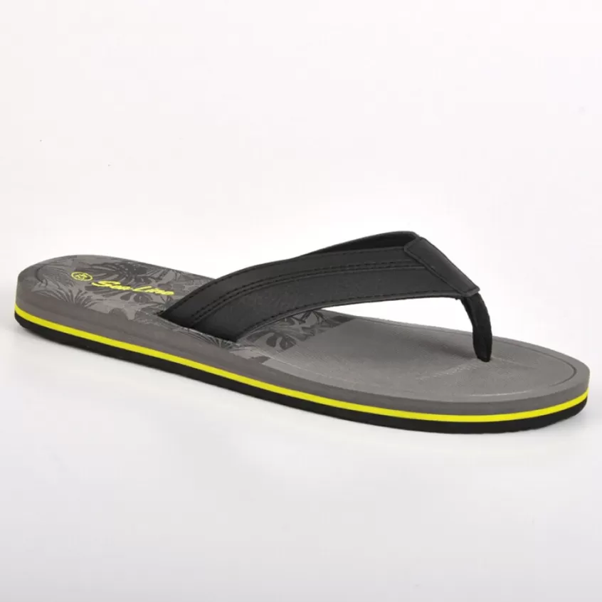 Mules, Tongs | SEALINE Tongs Homme Noir Et Jaune